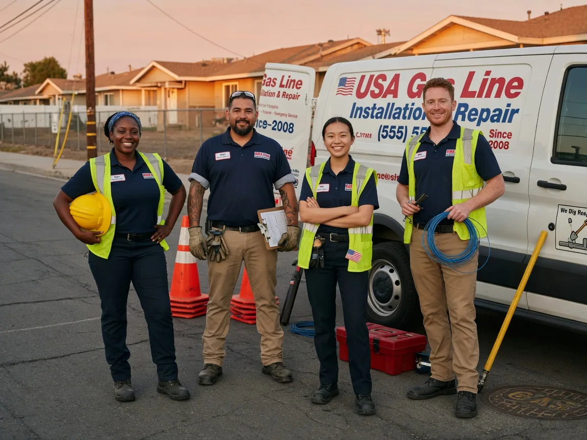 Gas Line Installation company in Milford Square, PA